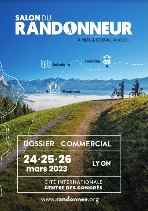 Le réseau des Grands itinéraires présent au salon du randonneur de Lyon 2023